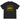 Corteiz OG Alcatraz Tee Black Yellow baskets vue de face d'un t-shirt noir avec graphique emblématique Alcatraz jaune sur la poitrine