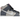 Nike Dunk High Pro SB 'Medium Grey' baskets de profil avec une tige en daim gris, une semelle intercalaire blanche et des lacets