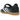 Adidas Samba Jane Black White Gum baskets en profil lateral élégant avec une tige en cuir noir, des détails blancs et une semelle gomme.
