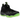 Nike Air Foamposite One Black Volt baskets vue de profil avec une empeigne noire brillante et des accents jaunes vifs