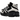 ASICS Gel-1130 Black Cream baskets vue de profil avec une tige en mesh noir, des details couleur creme et des lacets