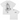 Corteiz Bun The Rest Prayer Tee White baskets vue de face avec imprimé graphique noir de mains en prière et logo Corteiz sur le devant du t-shirt