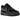 Nike Air Force 1 Low '07 LV8 Black Smoke Grey baskets en vue de profil avec une empeigne noire, des details gris et une semelle blanche