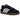 Adidas Samba OG Pony Hair Night Indigo Clear Sky baskets en vue laterale avec poil de pony bleu nuit et details bleus