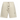 Fear of God Essentials Classic Fleece Sweatshort Heather Stone baskets profil latéral en molleton gris avec taille élastique