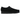 Clarks Wallabee Black Suede baskets vue latérale en daim noir avec coutures mocassin emblématiques et une semelle classique en gomme naturelle