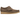 Clarks Wallabee Dark Grey Suede baskets vue latérale classique avec semelle en crêpe emblématique, tige en daim et laçage à deux œillets.