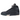 Jordan 5 Retro PSG Paris Saint-Germain Off Noir baskets en vue laterale avec une tige noire, des details rouges et une semelle