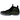 Nike Air Foamposite Pro Pine Green baskets en profil latéral avec empeigne vert foncé, cuir noir et semelle extérieure