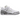 Jordan Spizike Low White Cement baskets de profil avec une tige en cuir blanc, un imprimé éléphant emblématique et une unité Air