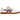 ASICS Skyhand OG White Brisket Red Gum baskets de profil avec une tige en cuir blanc, des details rouges et une semelle gomme
