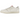 Jordan 1 Retro Low OG Sail baskets en vue laterale avec une tige en cuir blanc casse et des lacets