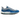 Nike Air Max 97 'Court Blue' baskets de profil avec une tige bleue, des lignes ondulées et une semelle intercalaire blanche