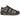 Nike Air More Uptempo Low Baroque Brown Cave Stone baskets en vue sous angle avec tige en cuir marron et détails visibles