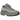 Nike Air Max 95 Retro Logo Grey Aqua baskets en vue sous angle avec empeigne grise, details turquoise et semelle blanche