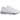 ASICS Gel-NYC White White Glacier Grey baskets en profil lateral avec une tige en mesh blanc et des details gris