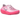Nike ReactX Rejuven8 Pinksicle baskets en vue latérale avec une tige rose et une semelle blanche