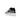 Nike Air Force 1 Flyknit 2 Black Pure Platinum baskets de profil avec une empeigne noire tressée, une semelle blanche et le logo