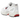 Nike Air Peg 2K5 White Coconut Milk Red baskets en vue sous angle avec une tige blanche et des details rouges