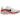 Nike Structure 26 White Black Bright Crimson baskets en vue laterale avec une tige blanche, un swoosh noir et des details rouges