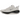 Nike Vomero Plus White Black Cool Grey baskets vue de profil avec une empeigne blanche, un swoosh noir et une semelle grise