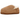 UGG Anders Slipper Chestnut baskets en vue laterale avec une tige en daim marron et une doublure douce