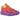 Puma LaMelo Ball MB.03 Lo Lava baskets en vue de profil lateral avec des details vifs rouges et noirs et une semelle texturee