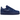 Nike Air Force 1 Low '07 Midnight Navy Black baskets en vue laterale avec cuir bleu marine et swoosh noir