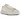 Maison Mihara Yasuhiro Hank OG Sole Canvas Low White baskets en vue laterale avec une tige en toile blanche et une semelle en caoutchouc fondue