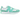 New Balance 327 ASOS 1-800-Summer Mint baskets en vue laterale avec une tige vert menthe, une semelle blanche et un logo N.
