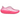 Nike ReactX Rejuven8 Pinksicle baskets en vue laterale avec une tige rose, une semelle intercalaire blanche et un logo swoosh