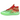Puma LaMelo Ball MB.01 Thermal baskets vue sous un angle dynamique avec des details oranges et jaunes et des lacets assortis