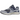 New Balance 2002R Protection Pack Light Arctic Grey Purple baskets en vue anglee avec daim dechire et details violets