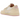 Jordan 1 Retro Low OG SP Travis Scott Shy Pink baskets en vue latérale avec swoosh rose, cuir blanc et détails en daim marron