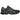 ASICS Gel-Kinetic Fluent Black Graphite Grey baskets de profil avec une tige en mesh noir, des details gris et des lacets.