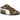 Puma Speedcat OG Haute Coffee Frosted Ivory baskets vue latérale en daim marron avec semelle blanche, lacets noirs et logo doré sur la languette