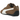 Puma Speedcat OG Haute Coffee Frosted Ivory baskets vue angulaire avec empeigne en daim marron, semelle en gomme fine et logo doré sur la languette.