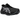 ASICS Superblast 2 Black White baskets en vue sous angle avec une tige noire et blanche et une semelle interieure blanche