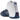 Jordan 12 Retro French Blue baskets en profil latéral avec du cuir blanc, des détails bleus et des lacets