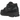 New Balance 2002R Triple Black Suede baskets en vue laterale avec une tige en suede noir, des lacets et une semelle assortie