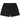 Fear of God Essentials Fleece Soccer Short Black baskets profil latéral en matière polaire noire et logo blanc