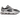 New Balance Abzorb 2000 Silver Metallic-Faded Black baskets de profil avec une tige en mesh argenté et des détails de semelle noirs