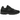 New Balance 2002R Triple Black Suede baskets de profil avec suède noir, empeigne en mesh et logo N emblématique