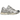 ASICS Gel-NYC 2.0 Smoke Grey/Pure Silver baskets presentées de profil avec une tige en mesh gris, des détails argentés et une semelle épaisse.