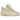 Jordan 4 Retro Net Rattan baskets en vue de profil avec une tige en cuir beige, des details en mesh et des lacets assortis