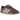 Adidas Tokyo Earth Strata Off White baskets en vue sous angle avec tige marron, details en sude et lacets blancs