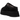 UGG Bea Mary Jane Black baskets profil latéral avec tige en cuir noir, boucle argentée et semelle plate