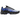 Nike Air Max Plus Black Sapphire White baskets en vue de profil angulaire avec une tige en mesh noir et semelle blanche