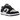 Nike Dunk Low Retro SE Panda-Monium White Black Suede baskets en vue laterale classique avec du daim blanc et noir et des lacets