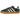 Adidas Gazelle Indoor Night Cargo baskets dans un profil latéral classique avec une tige verte et une semelle en gomme